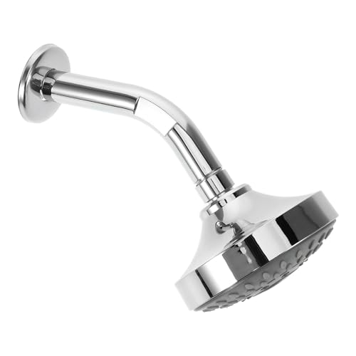 POPETPOP Pommeau de en acier inoxydable avec bras mural G1/2" ensemble détachable pour usage domestique confort de simple élégant