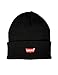 Levi's Red Batwing Embroidered Slouchy Beanie Cuffia, Nero (Regular Black 59), Taglia unica Uomo