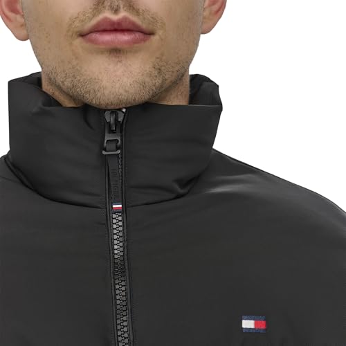 Image of Tommy Hilfiger Men's Mixed-media Puffer Jacket
