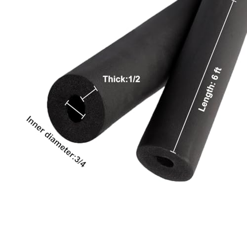 Tubo de espuma para aislamiento térmico de tuberías de 3/4" x 1/2" 8