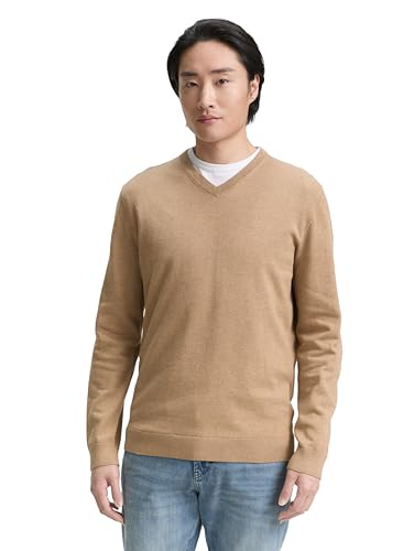 Pull-Over Tom Tailor marron id&eacute;al pour un style casual chic au bureau en hiver