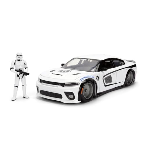 Jada Toys Star Wars Stormtrooper Dodge Charger SRT Hellcat 1:24 Die-Cast Auto...