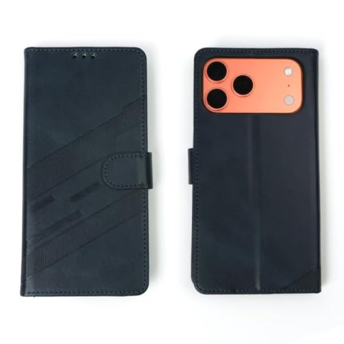 Étui portefeuille iPhone 13 magnétique avec rabat cuir
