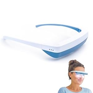 Luminette 3 Light Therapy Glasses – Wearable Light Therapy Lamp – Blue Enriched White LED Sun Lamp – Natural Relief for Sleep Problems, Seasonal Mood Disorders and Jet lag – Portable Daylight Lamp