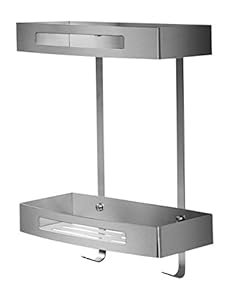 Ambrosya BZAAU02 Edelstahl Duschkorb Regal