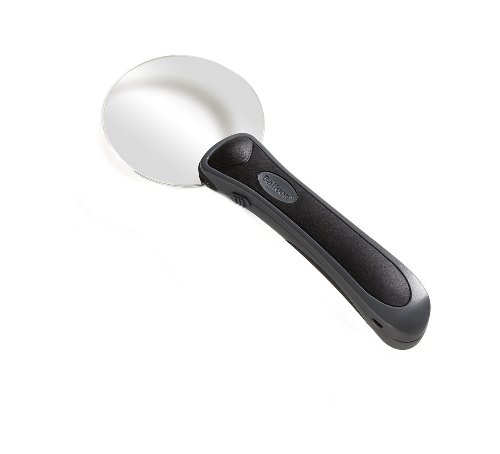 Möller-Therm 501234 - Lupa con iluminación led (2 aumentos, diámetro de la lente: 90u00a0mm)