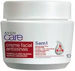 Creme Facial Antissinais 5 em 1 - Avon Care 100g