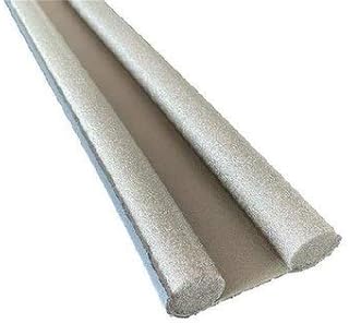 VOFP Uszczelka do drzwi 93 cm elastyczna listwa uszczelniająca do drzwi ochrona przed kurzem blokada pod drzwi blokada redukcja szumów odstęp pogoda (kolor: szary)