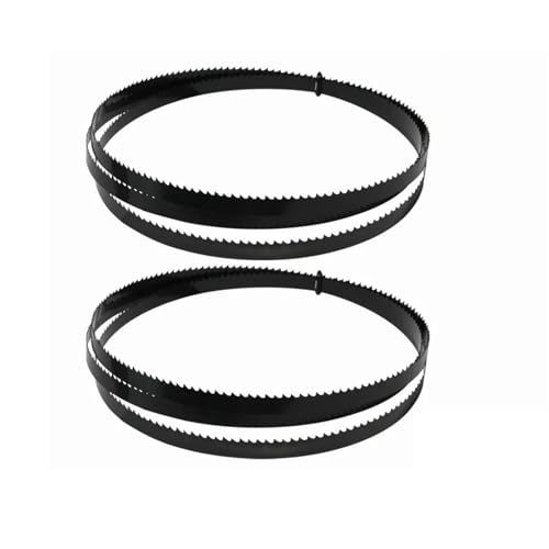 Hoja de Sierra de Banda, Hojas de sierra de cinta for carpintería, 10 dientes por pulgada, 1/4 de pulgada, 6 mm, for madera y plástico, paquete de 1, varias longitudes(59 1/2 x 1/4 inch)