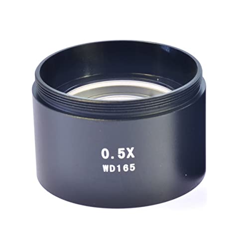 Objectif auxiliaire zoom microscope stéréo 0.5x WD165 lentille de rechange 48mm