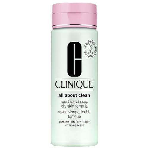All About Clean Liquid Facial Soap Oily Skin Formula by Clinique for Unisex - 6.7 oz Soap