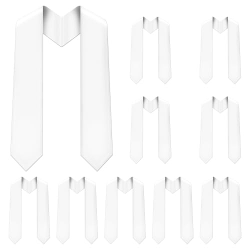 Image of Plain Graduation Stole Sash 60 Inch Unisex Adults Solid