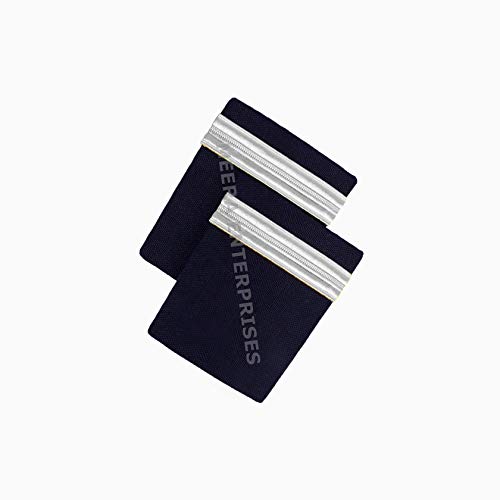 Image of Third Officer Epaulettes (Blue and Silver)-01