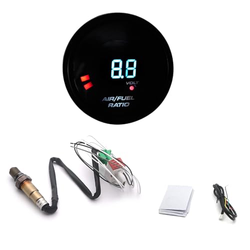 High Temperature LED Air Fuels Ratio Indicates Efficiency Tool for Car Modification Enthusiasts & Racings Drives Fuel Efficiency Monitor