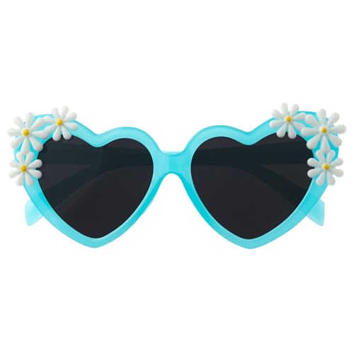 Stephen Joseph Cute Fashion, Kids Round Flower, Girls Heart Sunglasses2