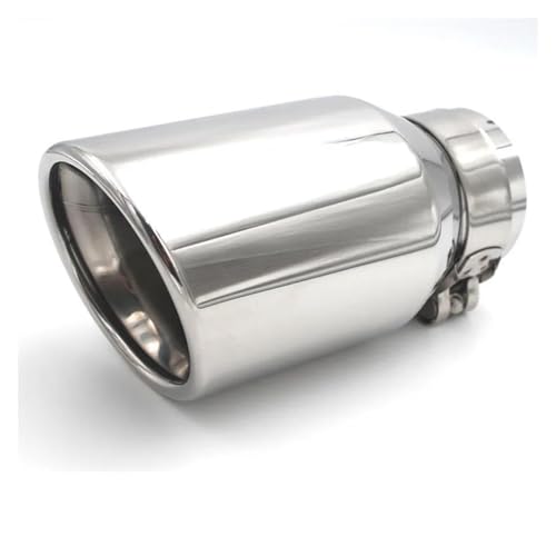 Silencieux d'échappement en inox 304 poli brillant avec embout de 89mm
