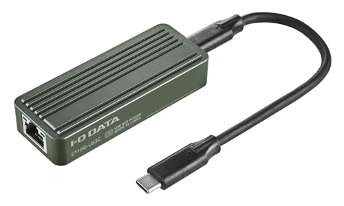 I-O DATA アイ・オー・データ USB Type-C対応 10ギガビットLANアダプター ET10G-US3C