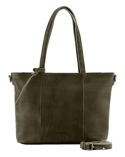 Sac shopper FREDsBRUDER My Forever Friend cuir kaki grand cabas à main de marque allemande