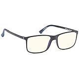 AV AirLunette Anti UV Glare Blue Light Reducing Computer Gaming Glasses in Lightweight Flexible Nylon Navy Frame