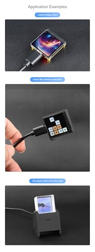 TUOPUONE ESP32-S3 płyta rozwojowa wyświetlacza 1,3 cala, 240 × 240 pikseli, wbudowany układ ST7789V2 i 6-osiowa komunikacja IMU 262 K kolorowa SPI ESP32 z wyświetlaczem