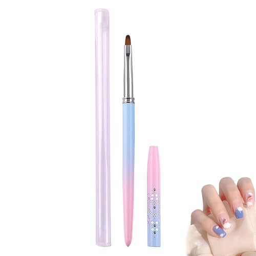 nail-rt Brushes - Herramientas de pintura de uñas, herramientas de pintura nail-rt para salón, cepillo de gel de construcción UV, 1/15 pinceles de diseño de uñas, cepillo de gel de extensión de