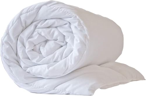 Corvin Hotel Quality Duvet – 10.5 Tog, Double Size, Soft & Lightweight Polypropylene Cover, All Season Quilt, Breathable, Hypoallergenic Bedding for Comfort & Cozy Sleep (Double, 10.5)