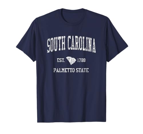 South Carolina T-Shirt Vintage Sports Design SC Tee T-Shirt