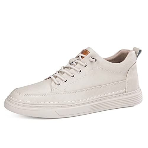 Image of CERYTHRINA Elevator Shoes for Men - Height Increasing Sneakers, 2.5 Inches Taller, Leather Casual Shoes with Height Increase Insoles