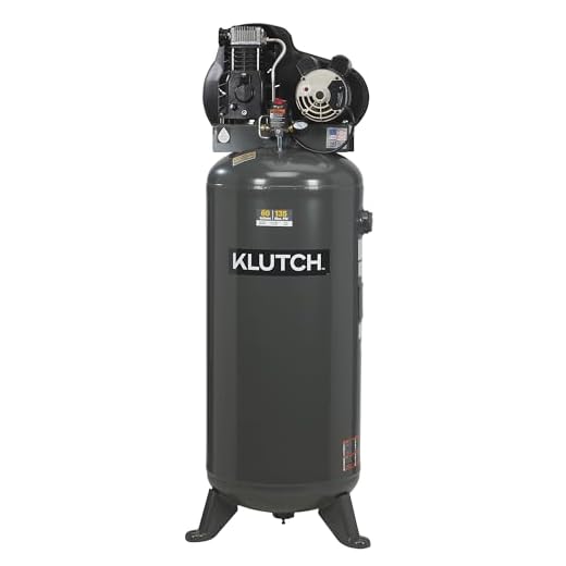Klutch 3.7HP 60‑Gallon Vertical Compressor