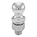CURT 40069 Chrome Trailer Hitch Ball, 10,000 lbs, 2-Inch Diameter, 1-1/4 x 2-5/8-Inch Shank