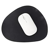 Tapis de souris en cuir PU:Ce tapis de souris blanc est fabriqué en cuir PU de haute qualité., doux et flexible, magnifiquement conçu, imperméable, antidérapant, résistant aux rayures, les taches, et porter