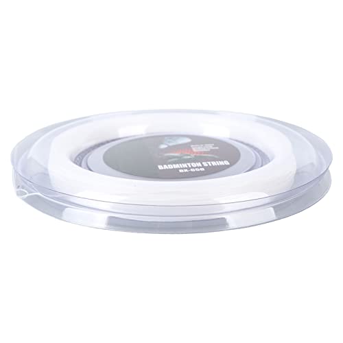 Badminton Racquet String, 0.72mm 200m Badminton Racket String Badminton Training Nylon String Line BX 650 (White)