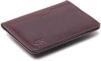 FOXHACKLE Leather Credit Card Wallet for Men and Women, Thin Bifold RFID Blocking Wallet, Slim Front Pocket Minimalist Card Holder Wallet, Small Card Case