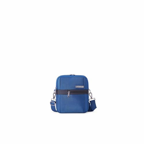 Image of American Tourister Luxe Biz | 5 Ltrs | 1 Compartment | Adjustable Strap | Shoulder Bag | 1 Year International Warranty | Blue