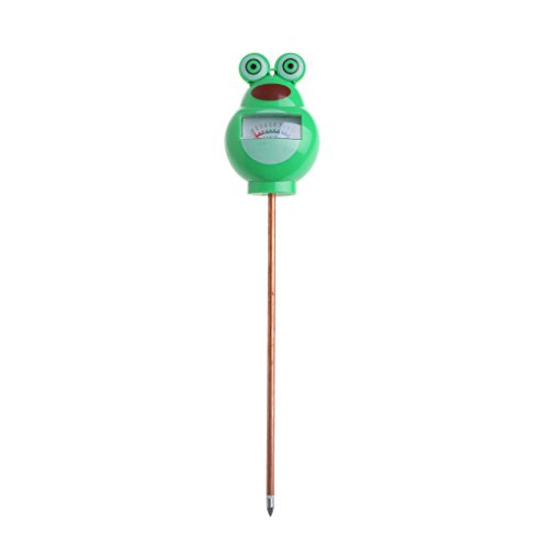 Yuanmaoao Frog Shape Soil Moisture Tester Humidimetre Meter for Garden Planting with Long Porbe