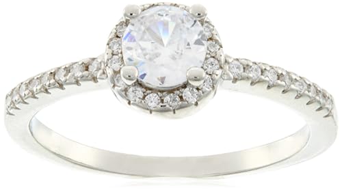 Bague Charming Silver Ring ajustement 54 mm fini les bijoux ternes avec ces zircons RI054W