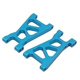 RC Suspension Arm For Himoto Spino Mastadon Barren 1/18 E18XBL Aluminum Upgrade Lower Suspension Arm M606 RC Car For Buggy Repair Modify Parts(Blue)