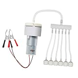 FJMQHU Aquarium Air Pump Quiet Portable Sturdy Oxygenation Multifunction Powerful Energy Saving Tool DC 12V Fish Tank Aerator, Style 6