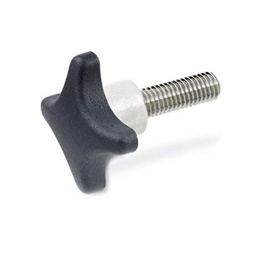 Viti A Croce Con Manico In Plastica - M6 X 20 Mm, 5 Pezzi - Foto 4