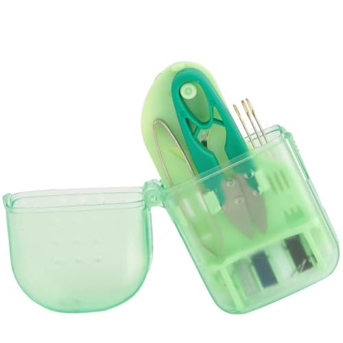 Kits de Costura, Kit de Costura para Viajes Mini Conjunto de Reparación de Costura Elementos Esenciales de Costura Práctico para El Hogar Emergencias con Aguja de Coser Tijeras Dedal Hilo