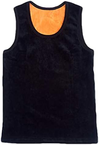 Winter Vest for Men, Thermal Vest, Mens Double-Sided Velvet Thermal Underwear, Winter Warm Thermal Tank Top Fleece Lined Underwear Sleeveless Vest, Base Layer Tank Top