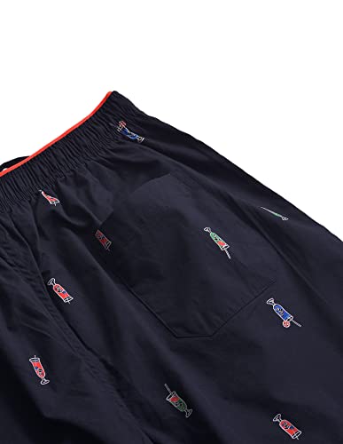 Image of U.S. POLO ASSN. Men's IYAD Printed Mid Rise Cotton Lounge Pants