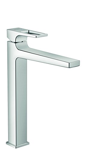 hansgrohe Metropol Modern Low Flow Water Saving 1-Handle 1 13-inch Tall Bathroom Sink Faucet in Chrome, 74513001