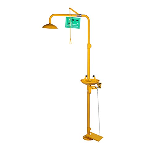 Estación combinada de Lavado de Ojos con caudal regulable y pedal 2