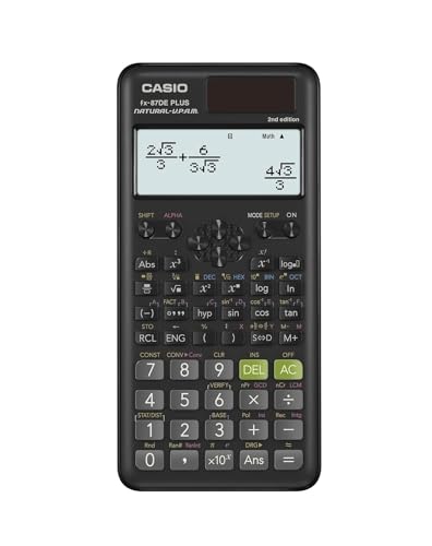 Casio FX 87DEPLUS 2   Calculadora científica escolar, Rojo