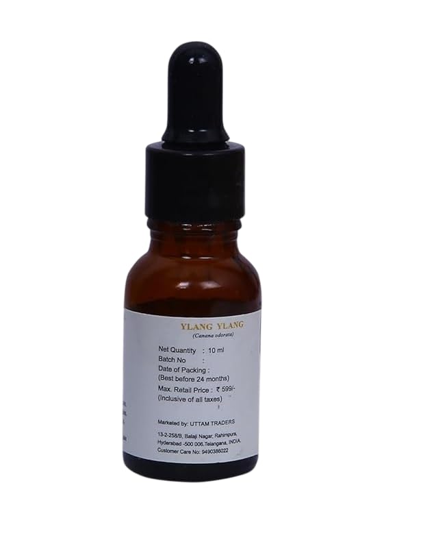 COREESSENCE Rosemary and Ylang Ylang Essential Oil Combo, Pure Aromatherapy Oils, 10ml Each, for Hair Growth, Scalp Care, Mood Relaxation and Diffuser, Pack of 2 1