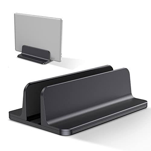 Bewahly Supporto Verticale per Laptop, Salvaspazio Supporto PC Portatile Verticale in Alluminio,...