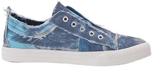 Yoki-Bentley-30 Women's Low Top Slip On Sneakers, Tie Dye, 6 M Us #TOP5