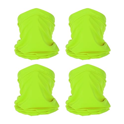 Cou guêtre de cyclisme et course écharpe visage soleil lime