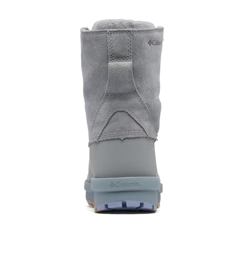 Columbia Womens Moritza Shield Omni-Heat Insulated Snow Boot, Titanium Grey Steel/New Moon, 9.5